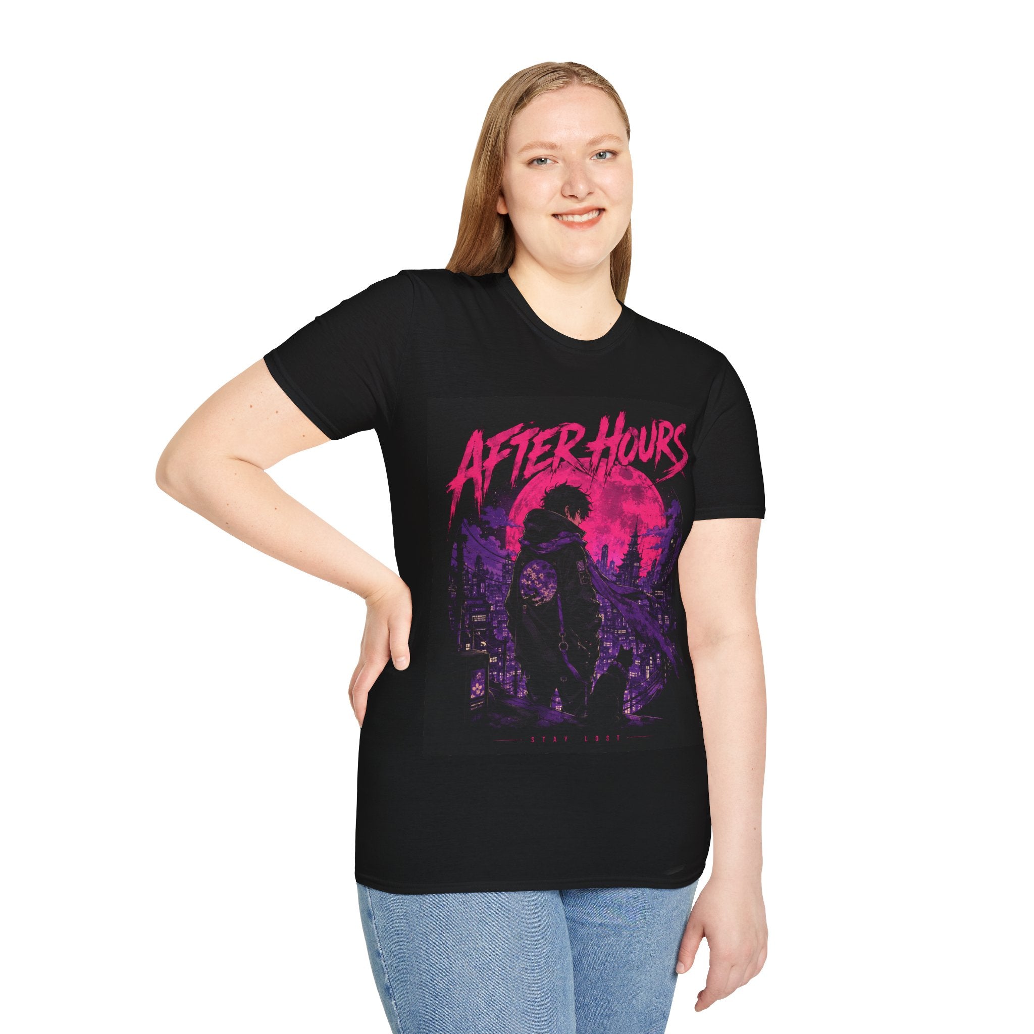 After Hours Graphic T-Shirt — Neon Night City Retro Tee