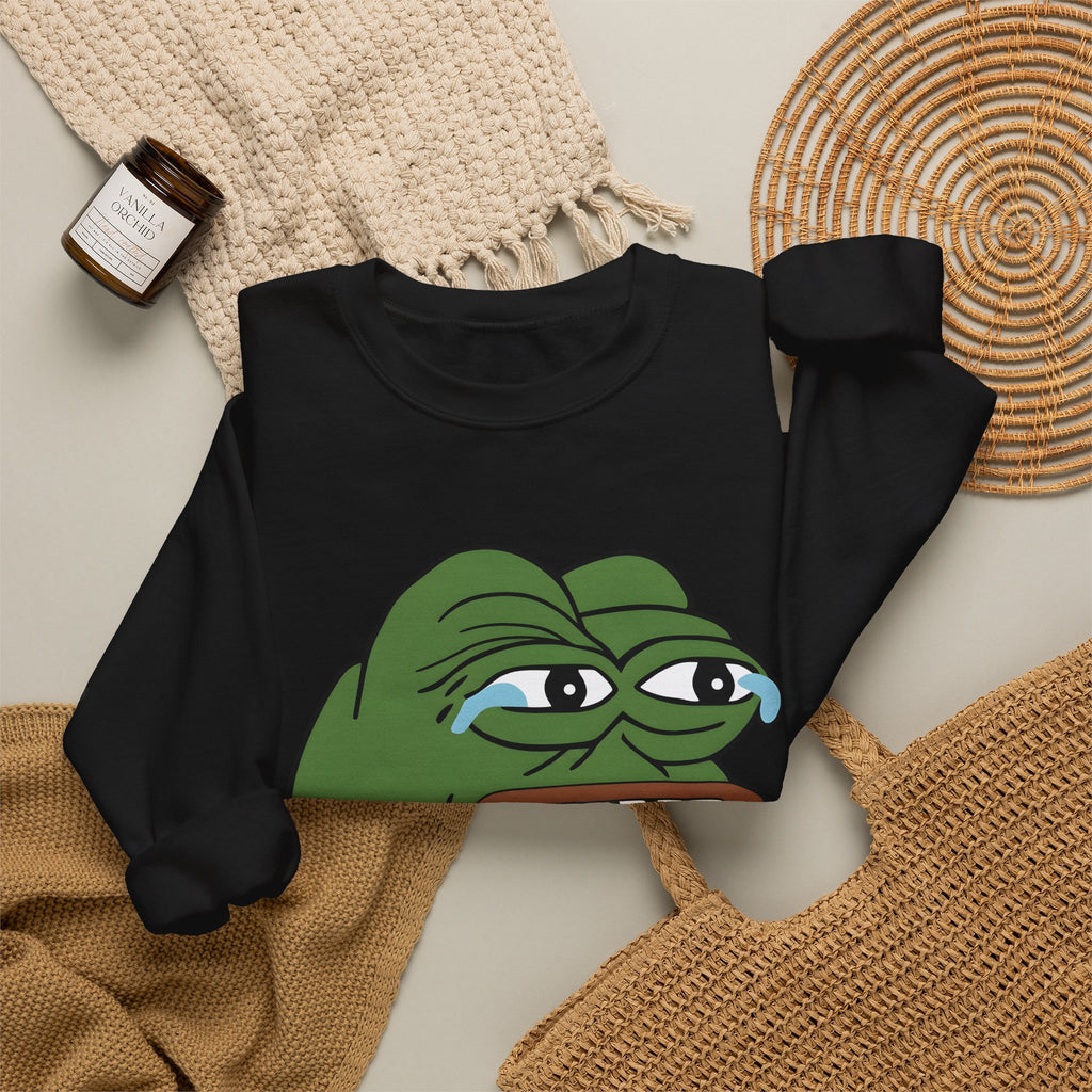 Pepe Frog Laughing Crewneck Sweatshirt