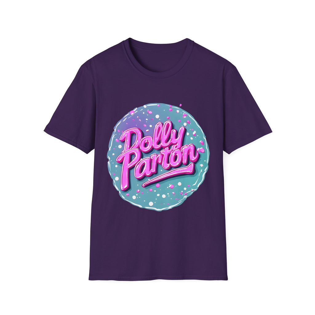 Dolly Parton Retro Neon Logo T‑Shirt