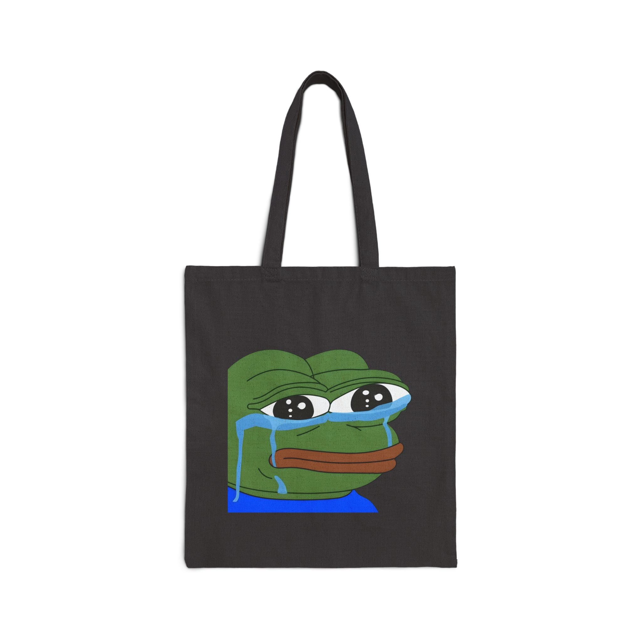 Tote — Crying Pepe Canvas Tote Bag
