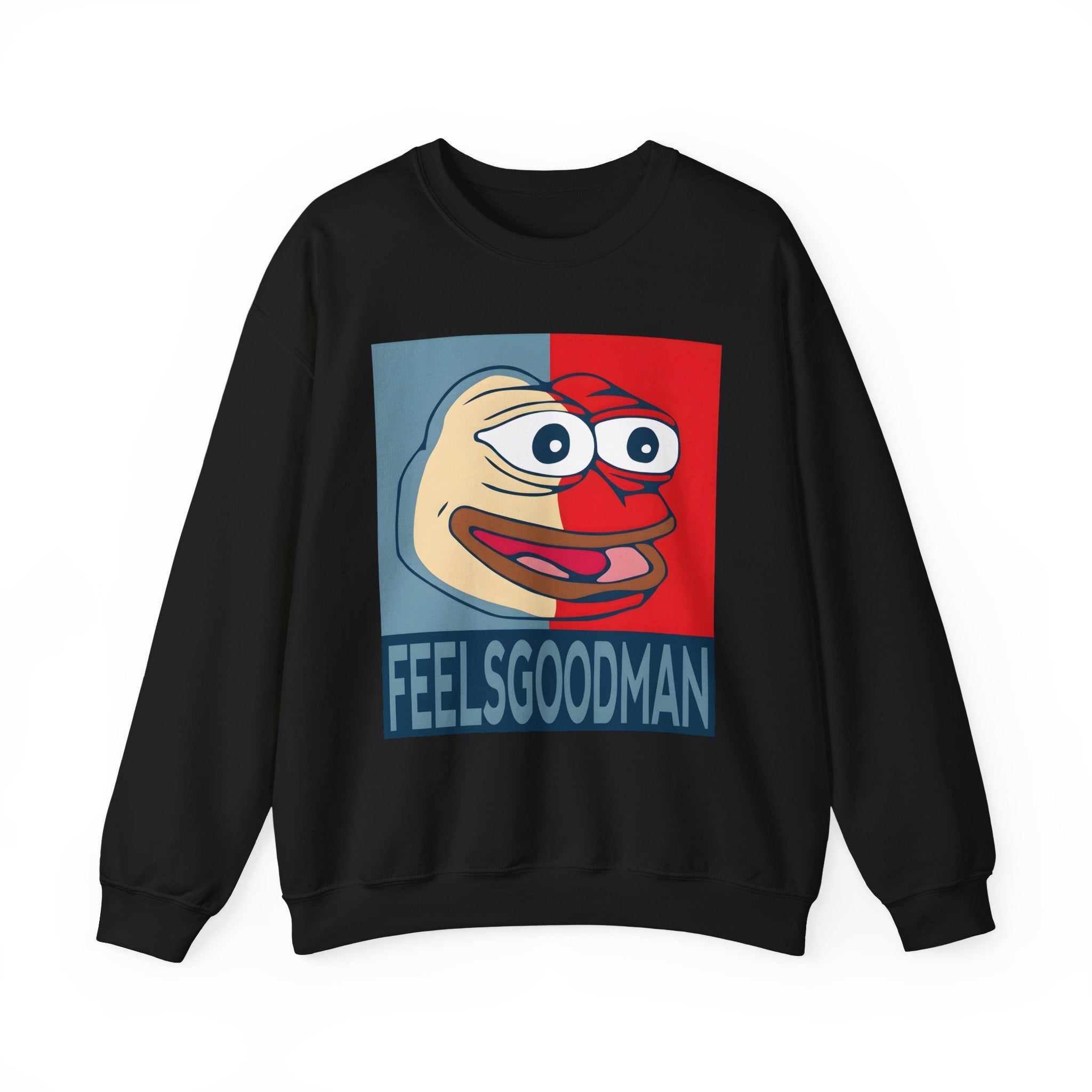 FeelsGoodMan Sweatshirt - Retro Meme Pepe Crewneck