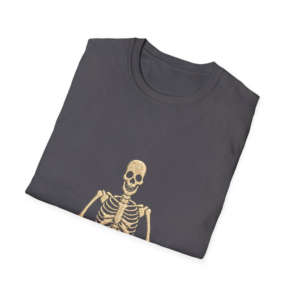 Skeleton Yoga T-Shirt - 'Don't Trip' Funny Skeleton GTA 6 Inspired