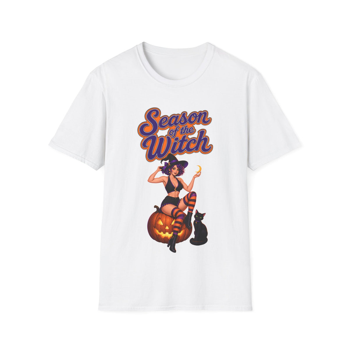 Season of the Witch T-Shirt - Retro Halloween Witch Graphic Tee