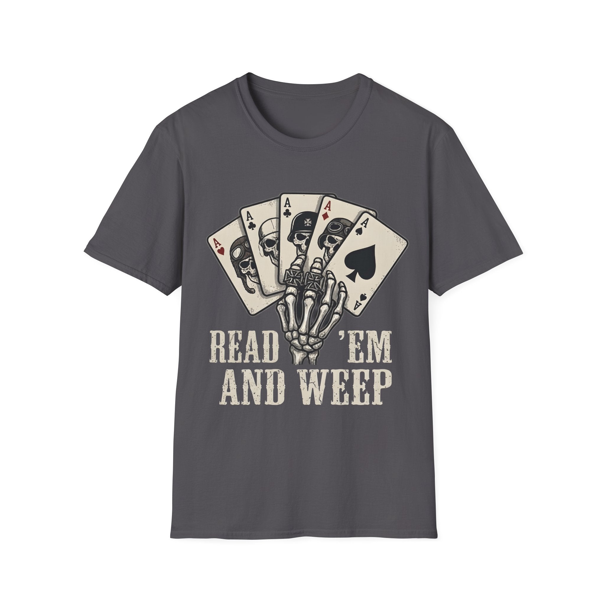 Motorhead Inspired Dead Mans Hand Again Poker / Gambler shirt