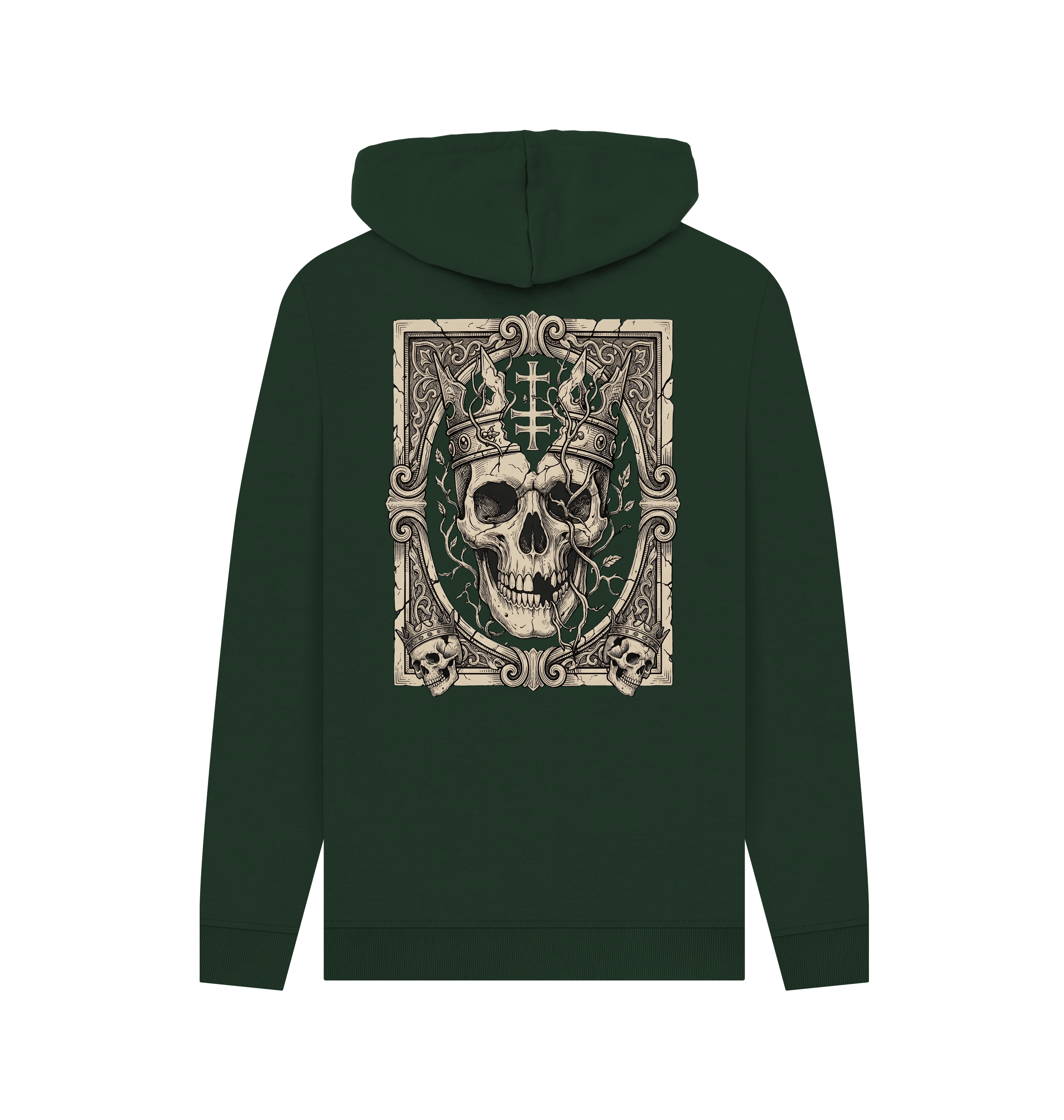 Evergreen Printed Hoody Back