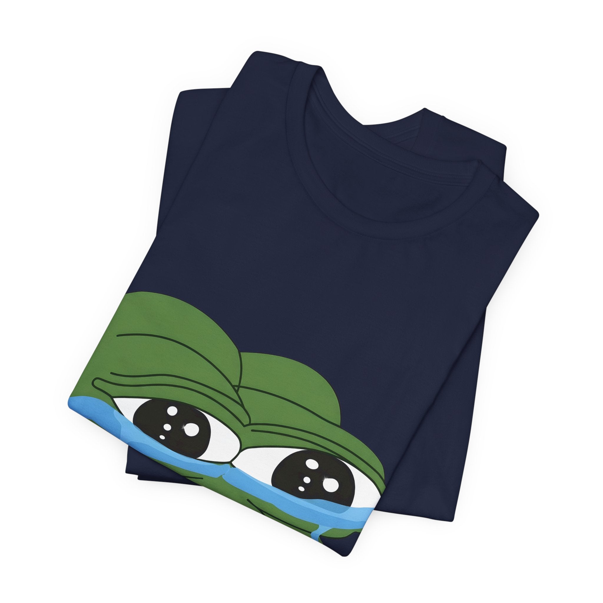 Pepe the Frog Crying Meme T-Shirt — Funny Internet Meme Tee