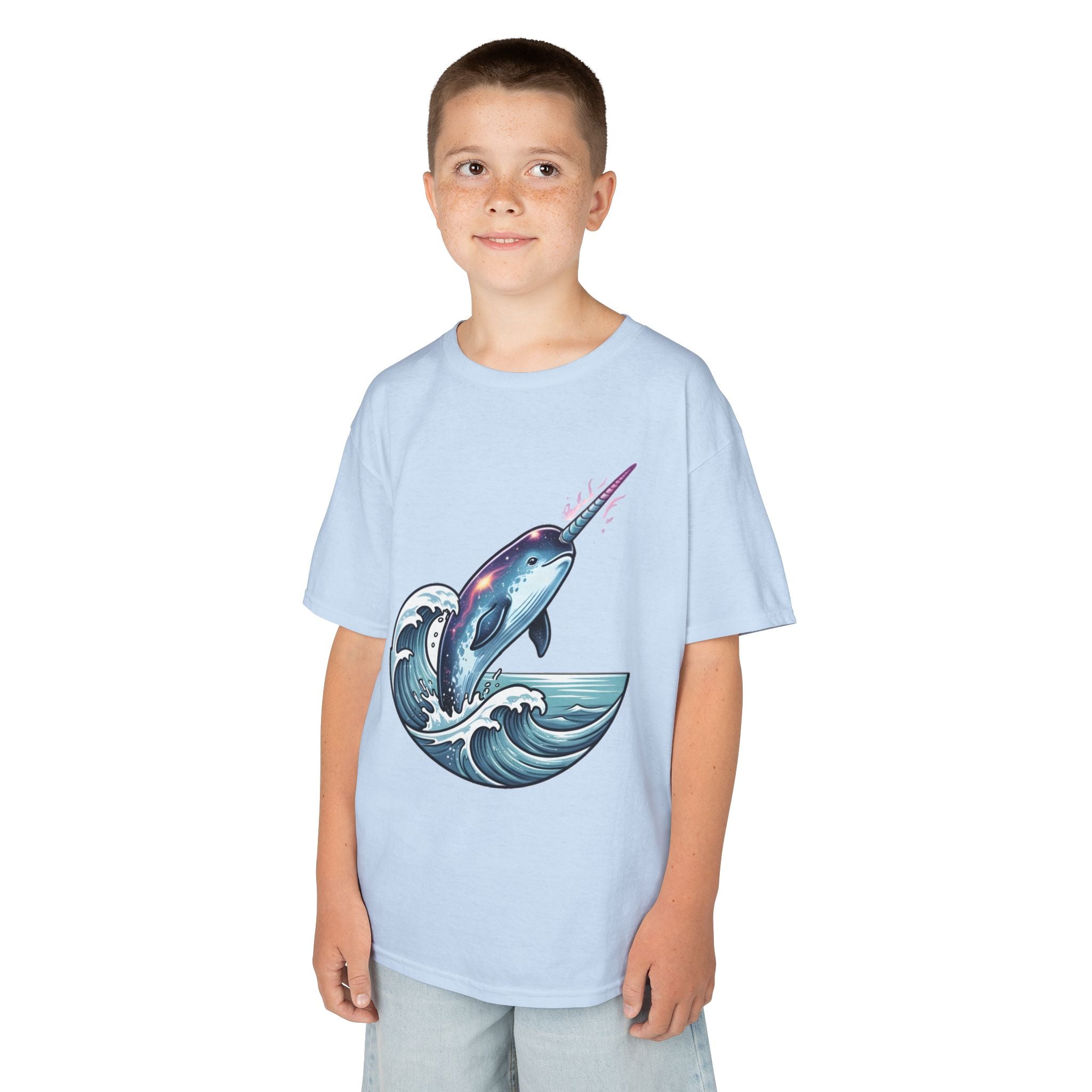 Nar-ly - Sealife/ Narwhal Kids Summer T-Shirt