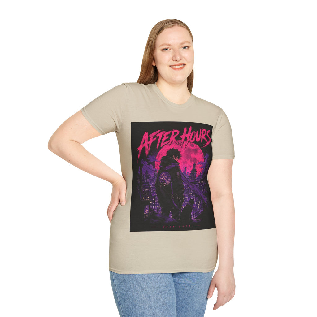 After Hours Graphic T-Shirt — Neon Night City Retro Tee