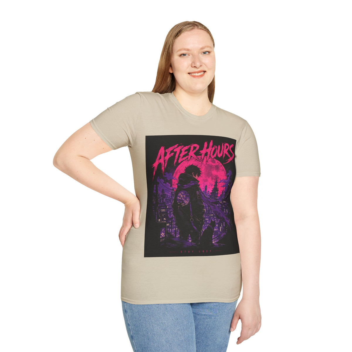 After Hours Graphic T-Shirt — Neon Night City Retro Tee