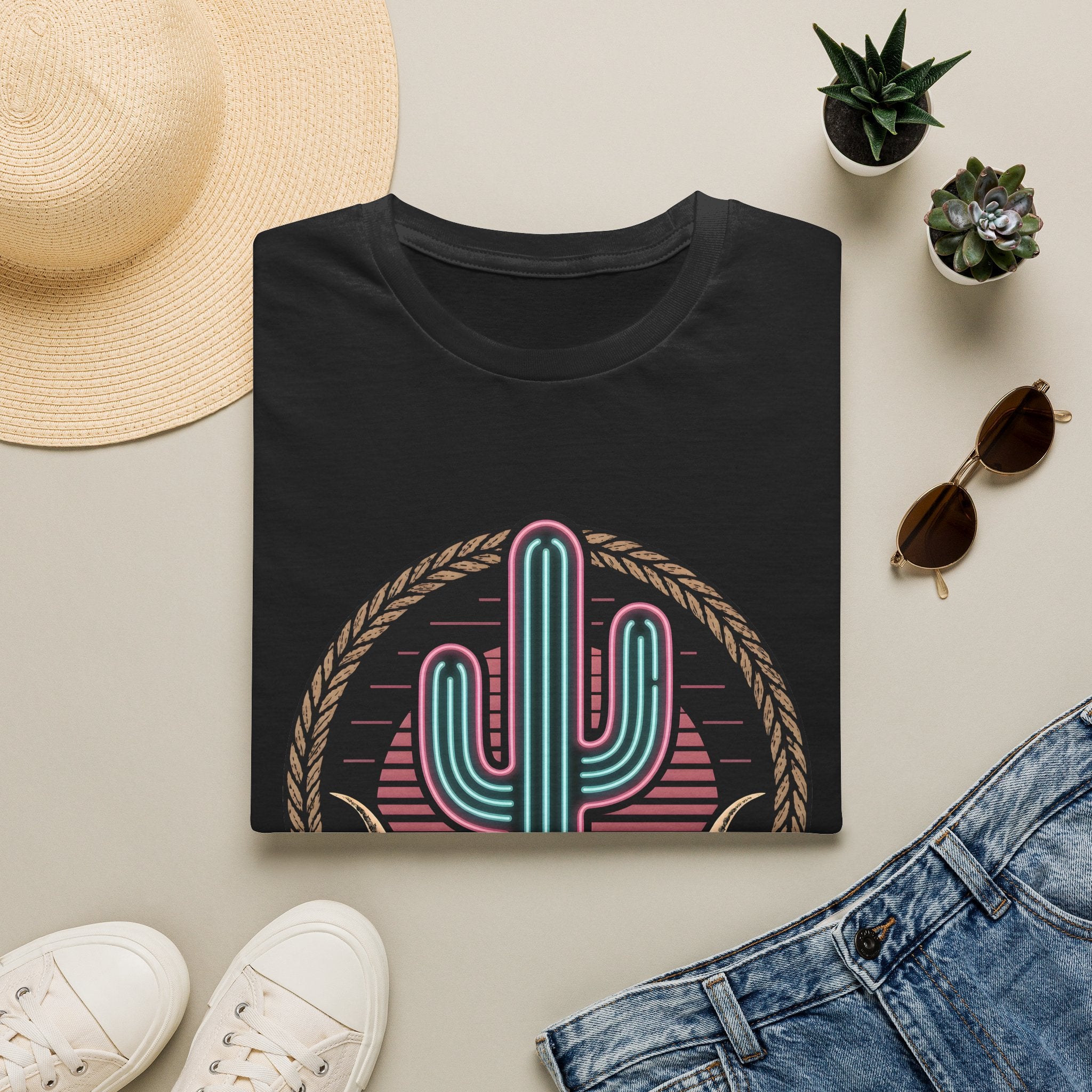 Cool as a Cactus - Summer Cactus / Skull T-Shirt