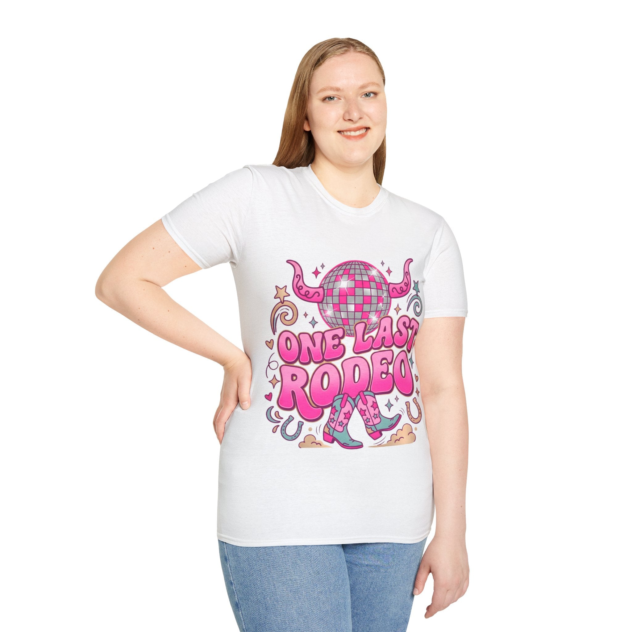 One Last Rodeo - Hen Party / Girlie Cowgirl T Shirt