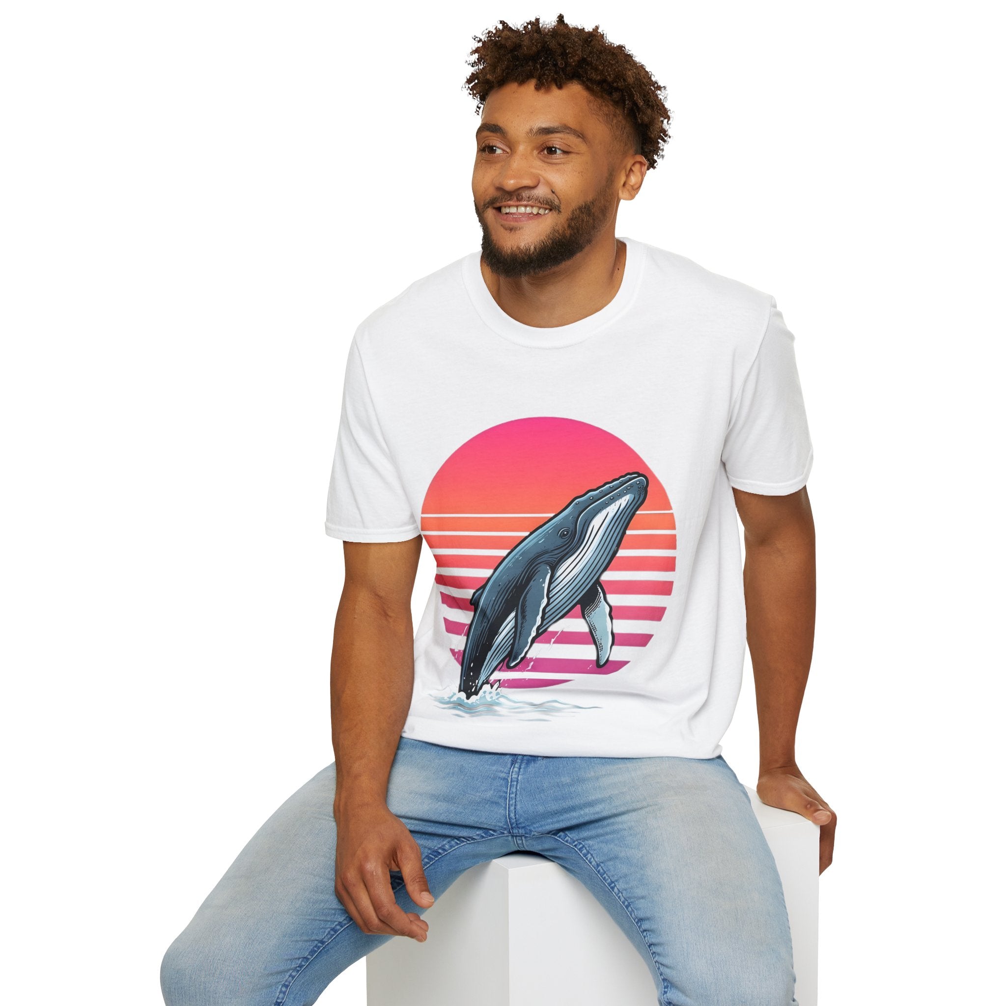Pacific Breach - Vintage Whale / Summer Sealife T Shirt