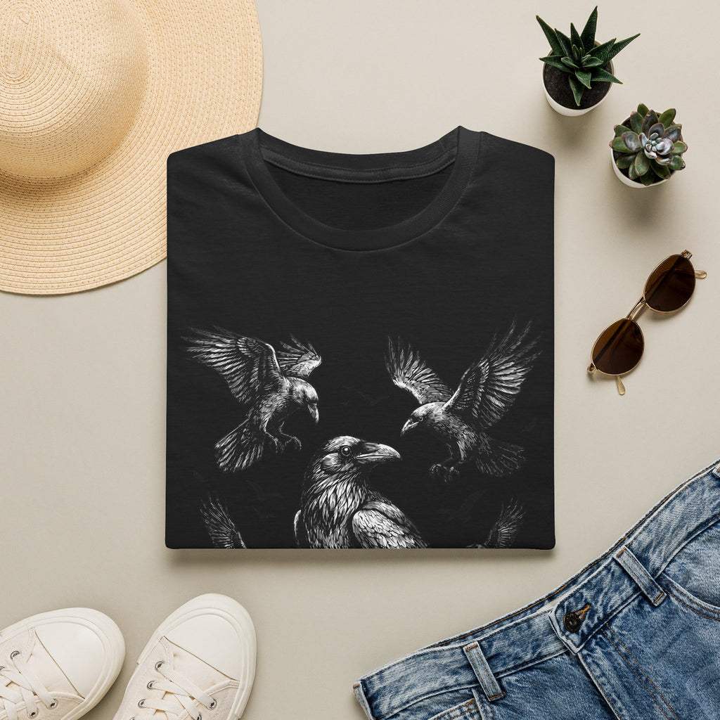 Murder of Crows - Gothic / Dark Fantasy Crow T-Shirt