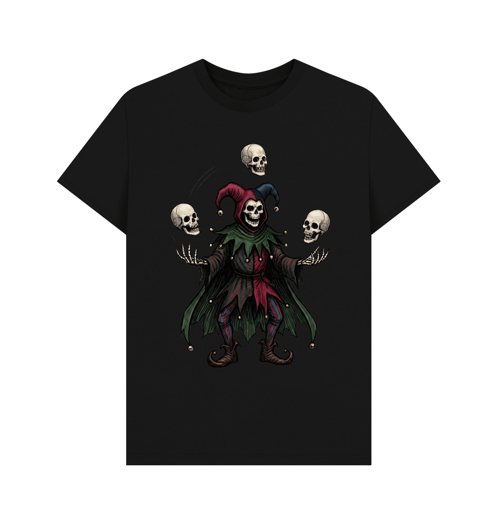 Black Printed T-shirt Front