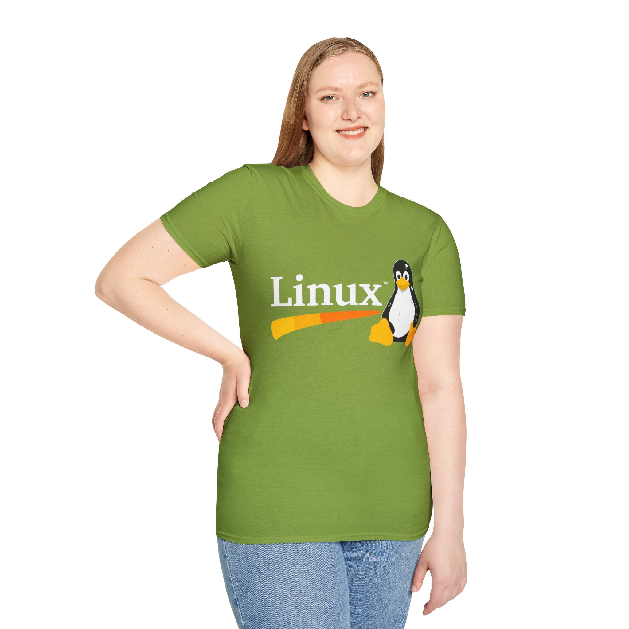 Linux Penguin Logo T‑Shirt — Retro Tech Tee for Developers & Open Source Fans