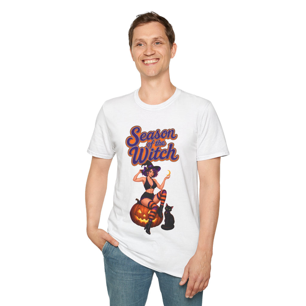 Season of the Witch T-Shirt - Retro Halloween Witch Graphic Tee