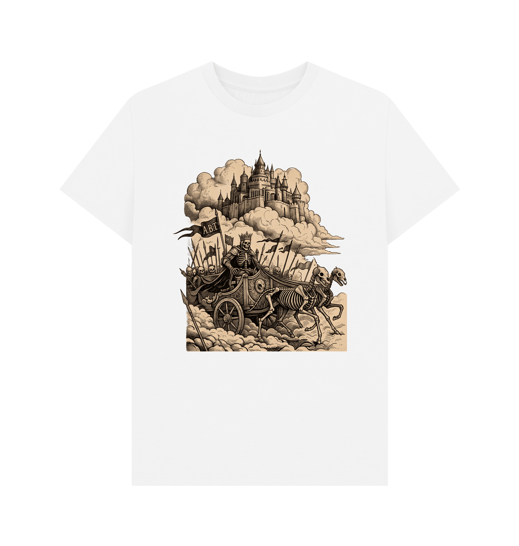 White Printed T-shirt Front