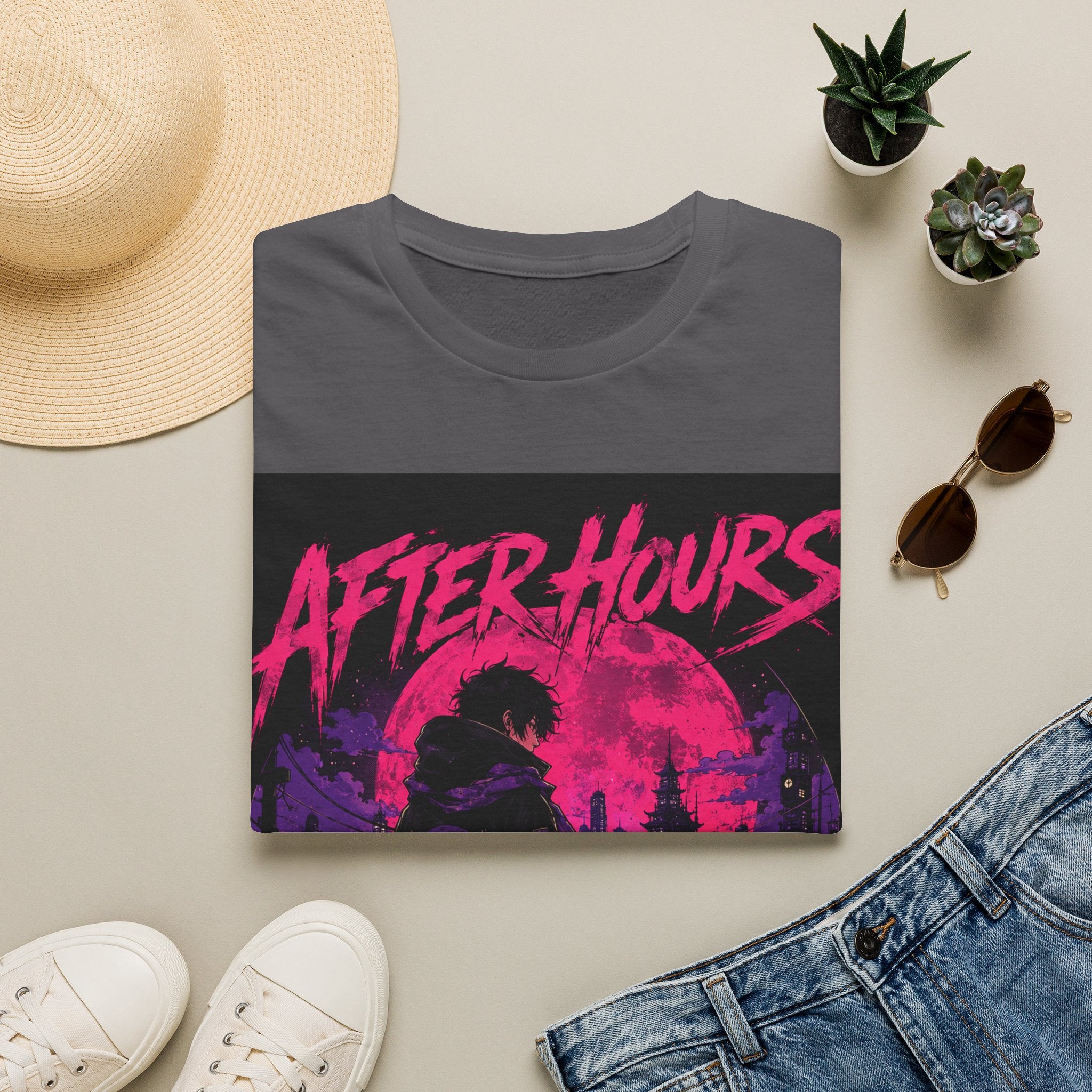 After Hours Graphic T-Shirt — Neon Night City Retro Tee
