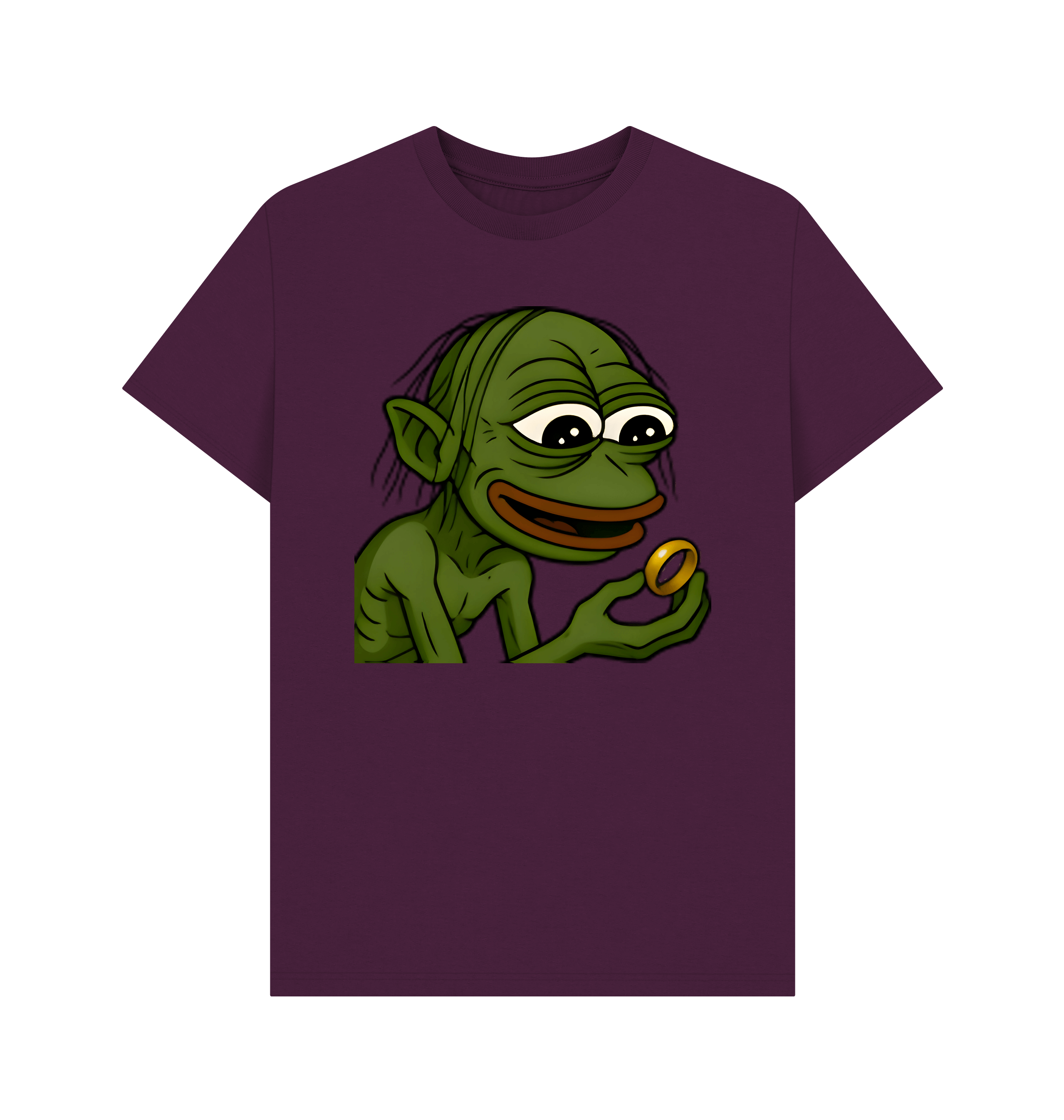 Purple Printed T-shirt Front