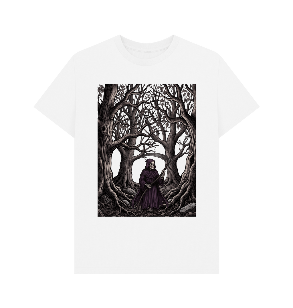 White Printed T-shirt Front