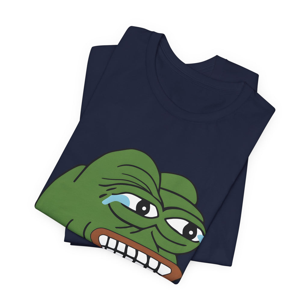 Pepe Grin T-Shirt — Smirking Frog Meme Tee