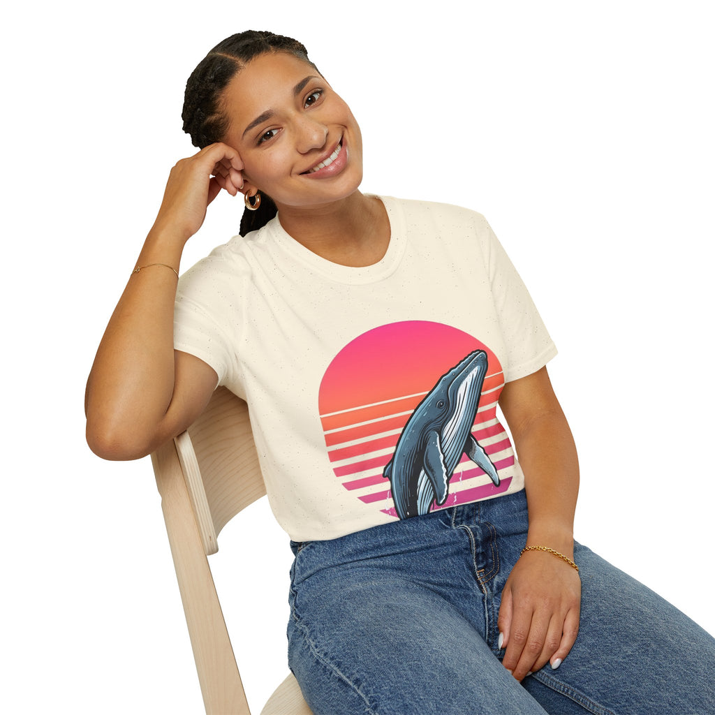 Pacific Breach - Vintage Whale / Summer Sealife T Shirt