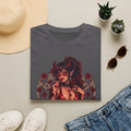 Sexy Succubus Tattoo Pin-Up Girl T Shirt - Rose Halo Graphic T-Shirt