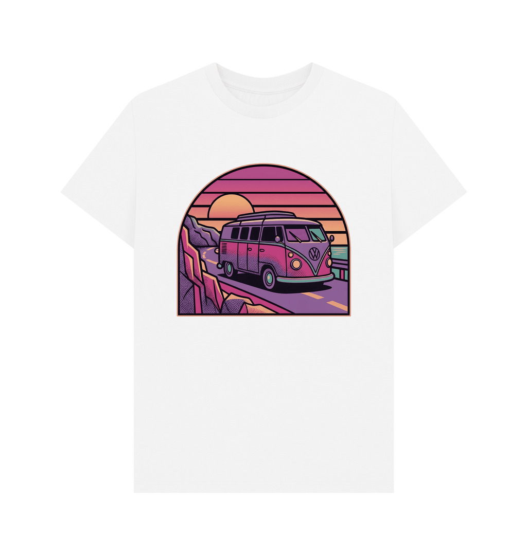 White Printed T-shirt Front
