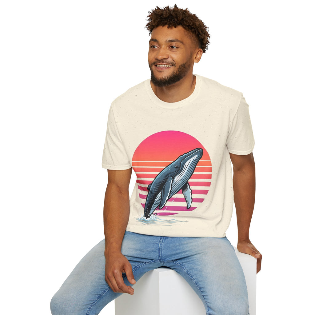 Pacific Breach - Vintage Whale / Summer Sealife T Shirt