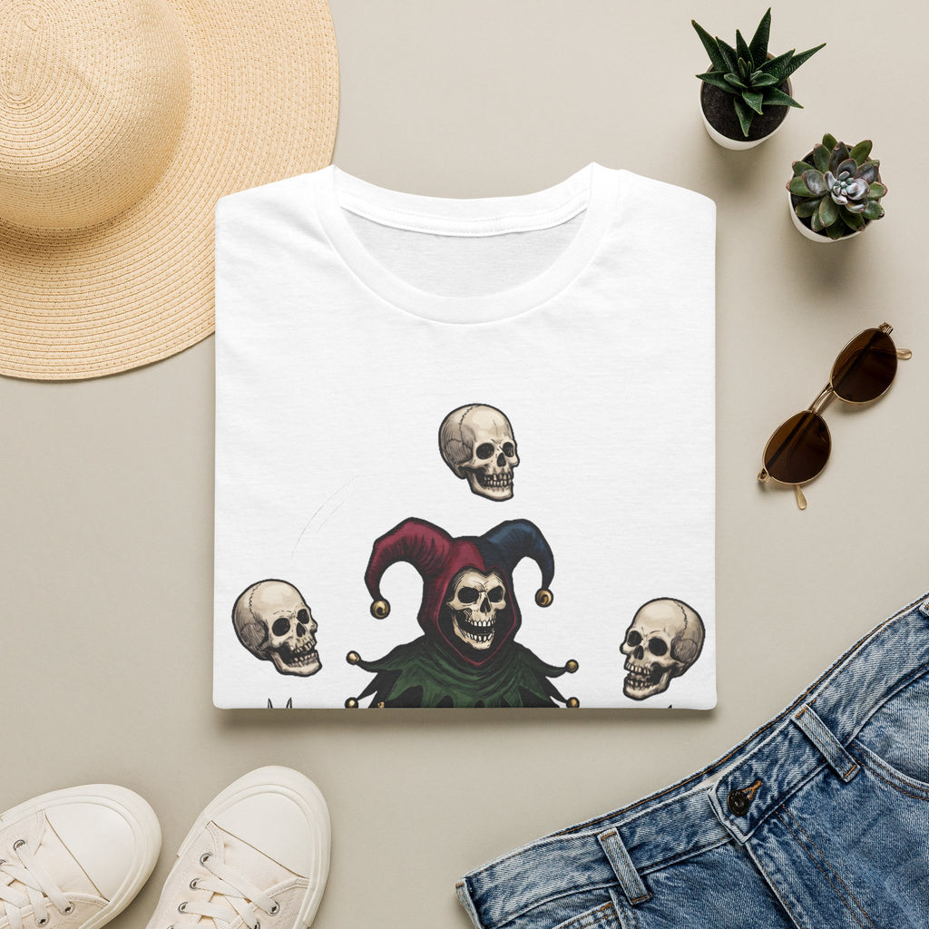 Juggling with Death - Gothic / Dark Fantasy Skeleton T-Shirt