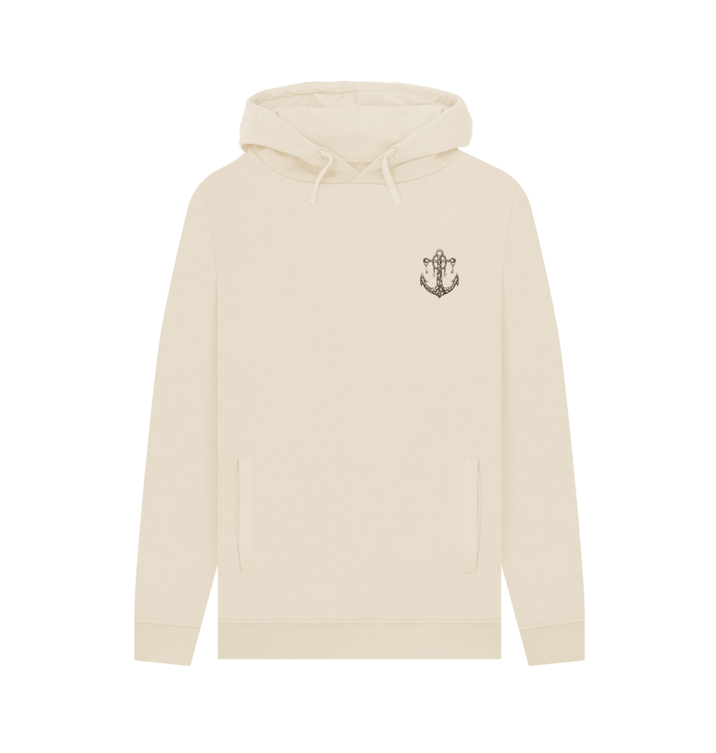 Oat Printed Hoody Front