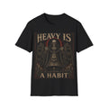 Heavy Is T-Shirt — Gothic Skull Metal Band Tee