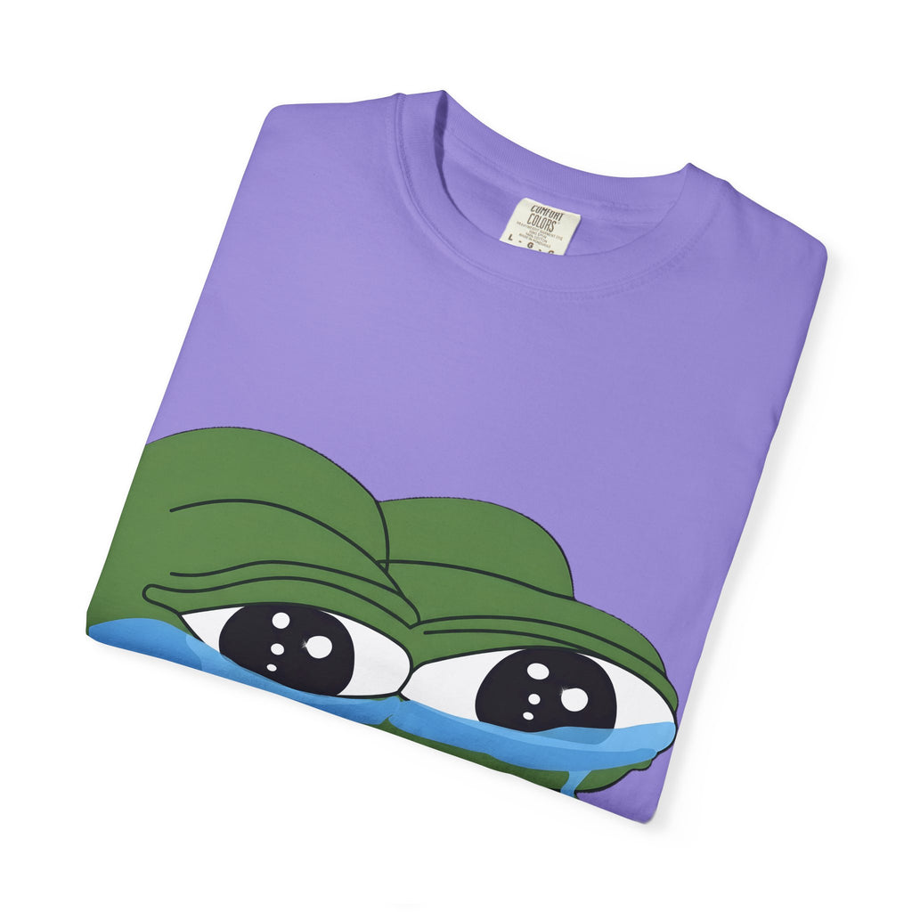 Pepe Crying Face T-Shirt — Meme Graphic Tee