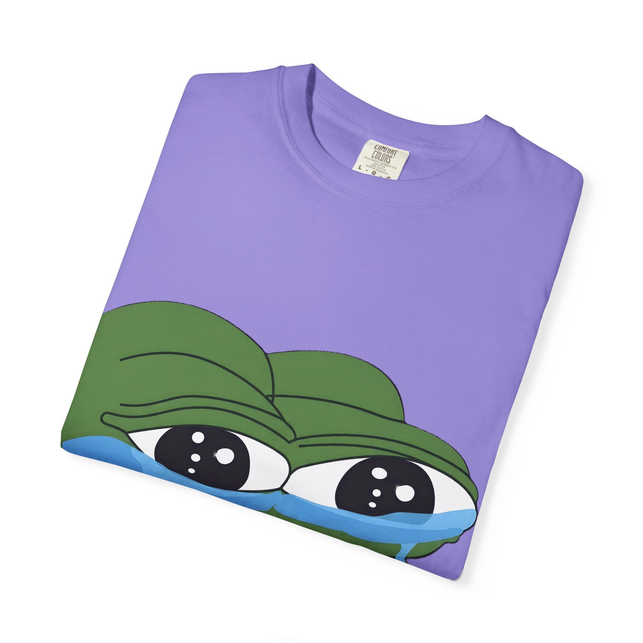 Pepe Crying Face T-Shirt — Meme Graphic Tee