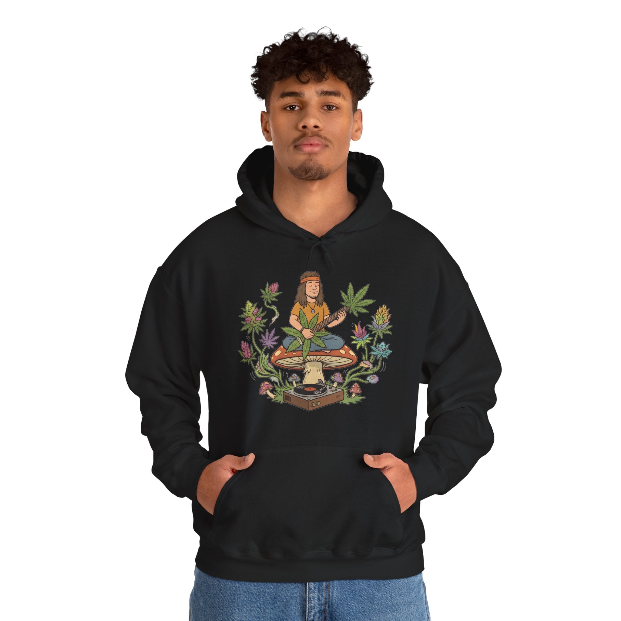 Toadstool - Hoodie, Stoner / Weed Culture Toadstool Design