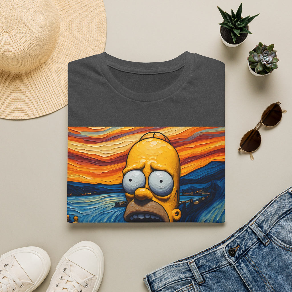 Homer Scream T-Shirt — Parody Pop Art Graphic Tee