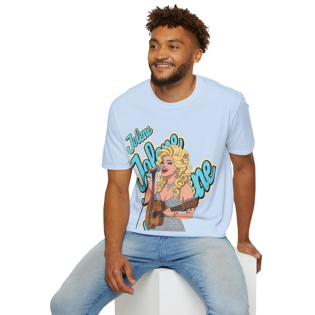 Dolly Parton Inspired Retro Pop Art T‑Shirt 'Jolene' Singer Graphic Tee