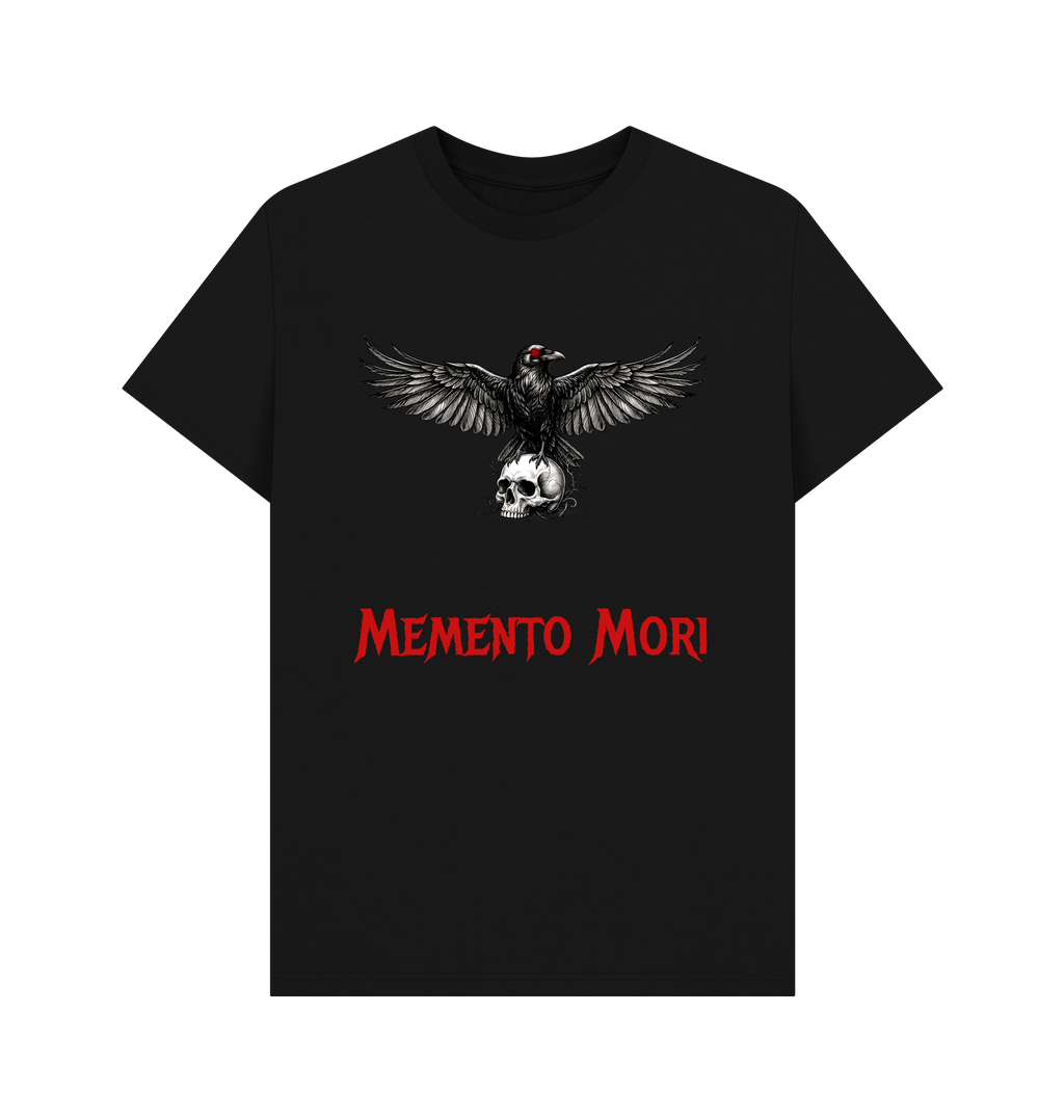 Black Printed T-shirt Front