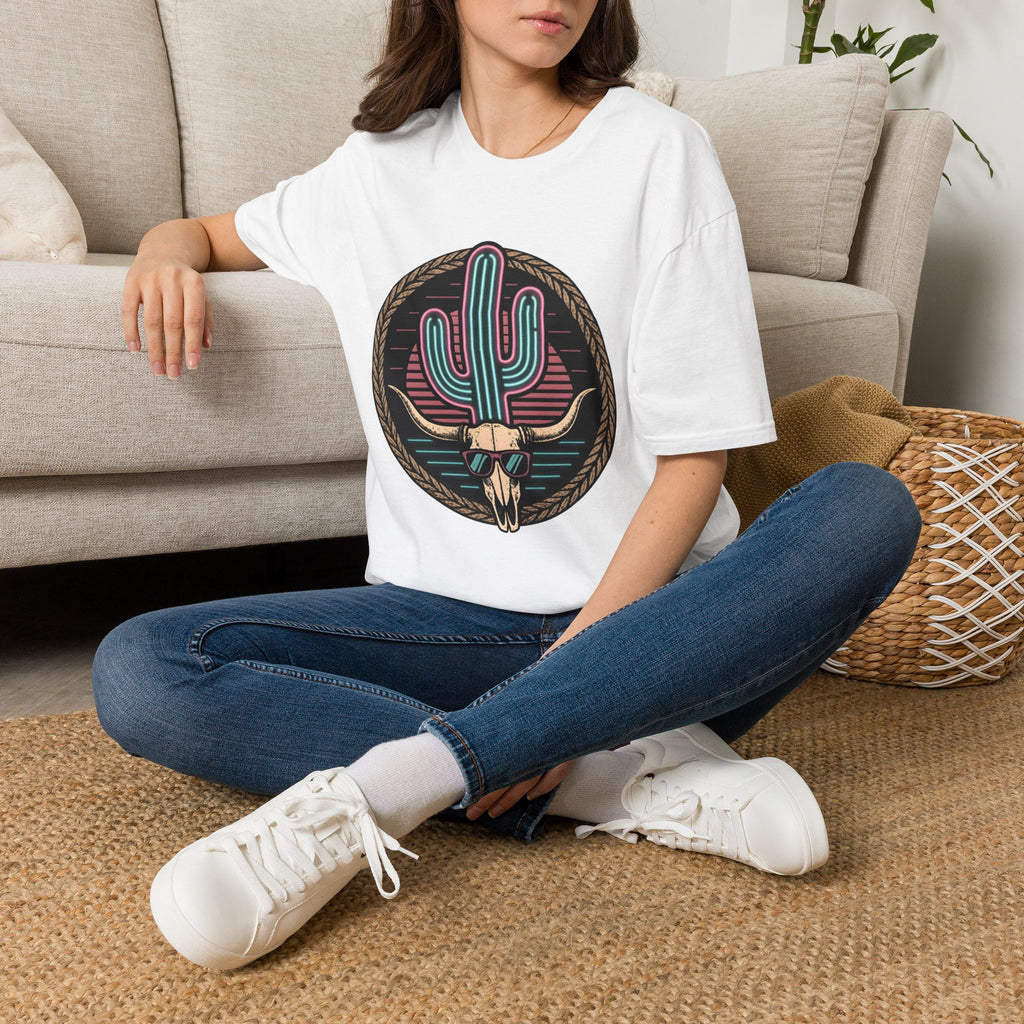 Cool as a Cactus - Summer Cactus / Skull T-Shirt