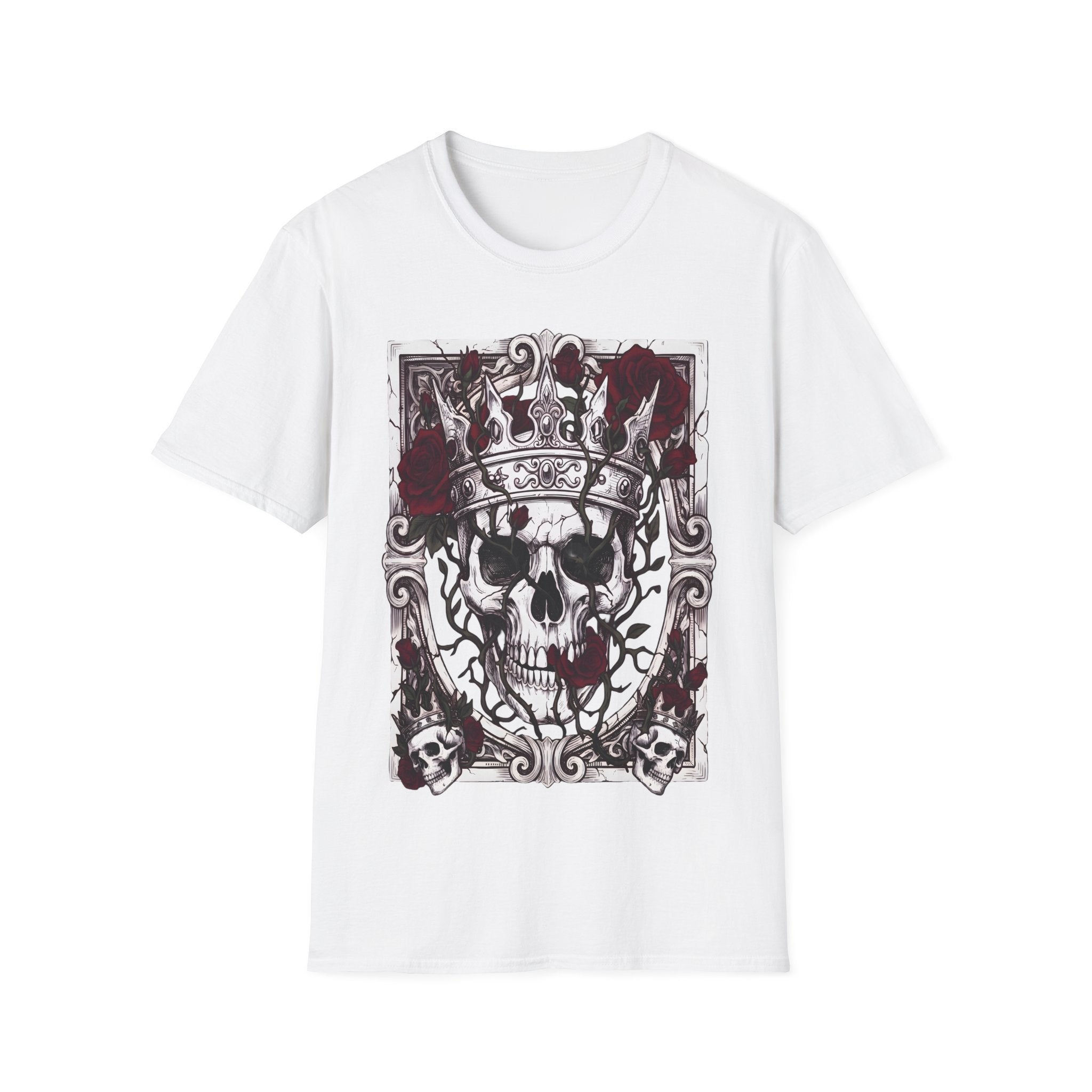 The Briar King - T-Shirt, Gothic / Dark Fantasy Skulls & Roses Design