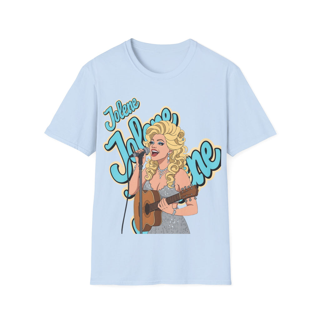 Dolly Parton Inspired Retro Pop Art T‑Shirt 'Jolene' Singer Graphic Tee