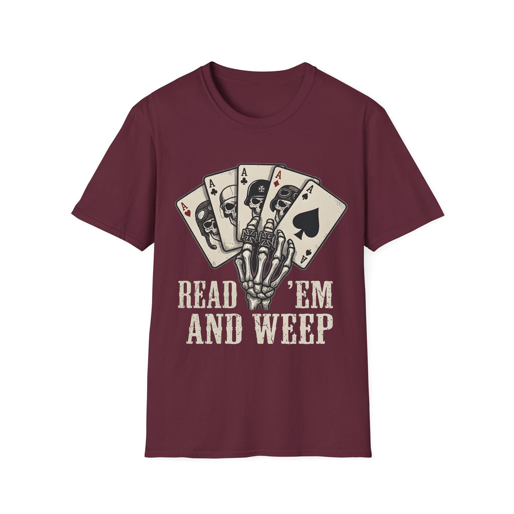 Motorhead Inspired Dead Mans Hand Again Poker / Gambler shirt