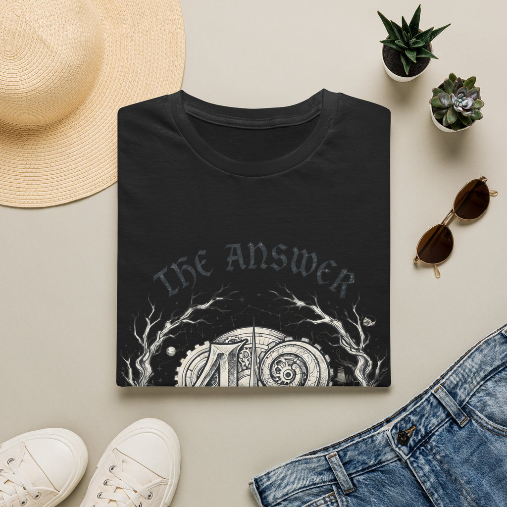 The Answer 42 Graphic T-Shirt — Vintage Sci‑Fi Quote Tee