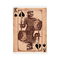 King of Spades Skull Sticker — Vintage Playing Card Kiss-Cut Sticker