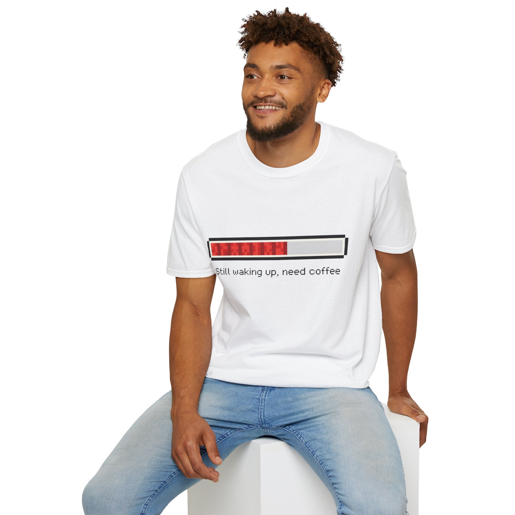 Loading "Still waking up, need coffee" - T-Shirt, Gamer / Gaming Humour Gamer