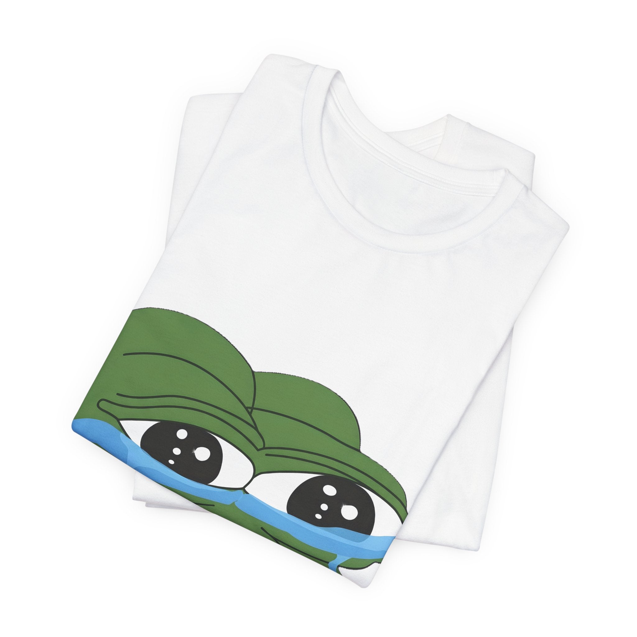 Pepe the Frog Crying Meme T-Shirt — Funny Internet Meme Tee