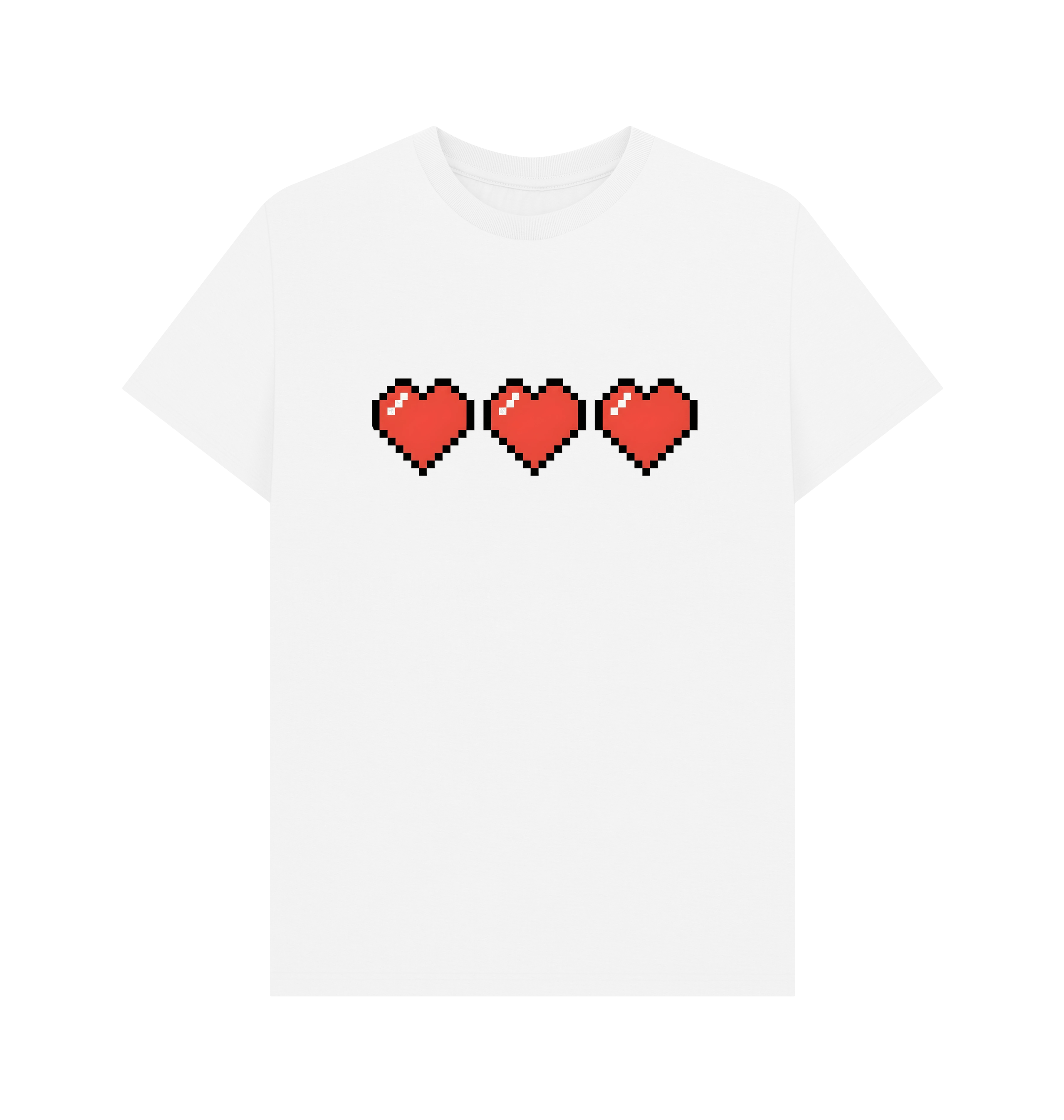 White Printed T-shirt Front