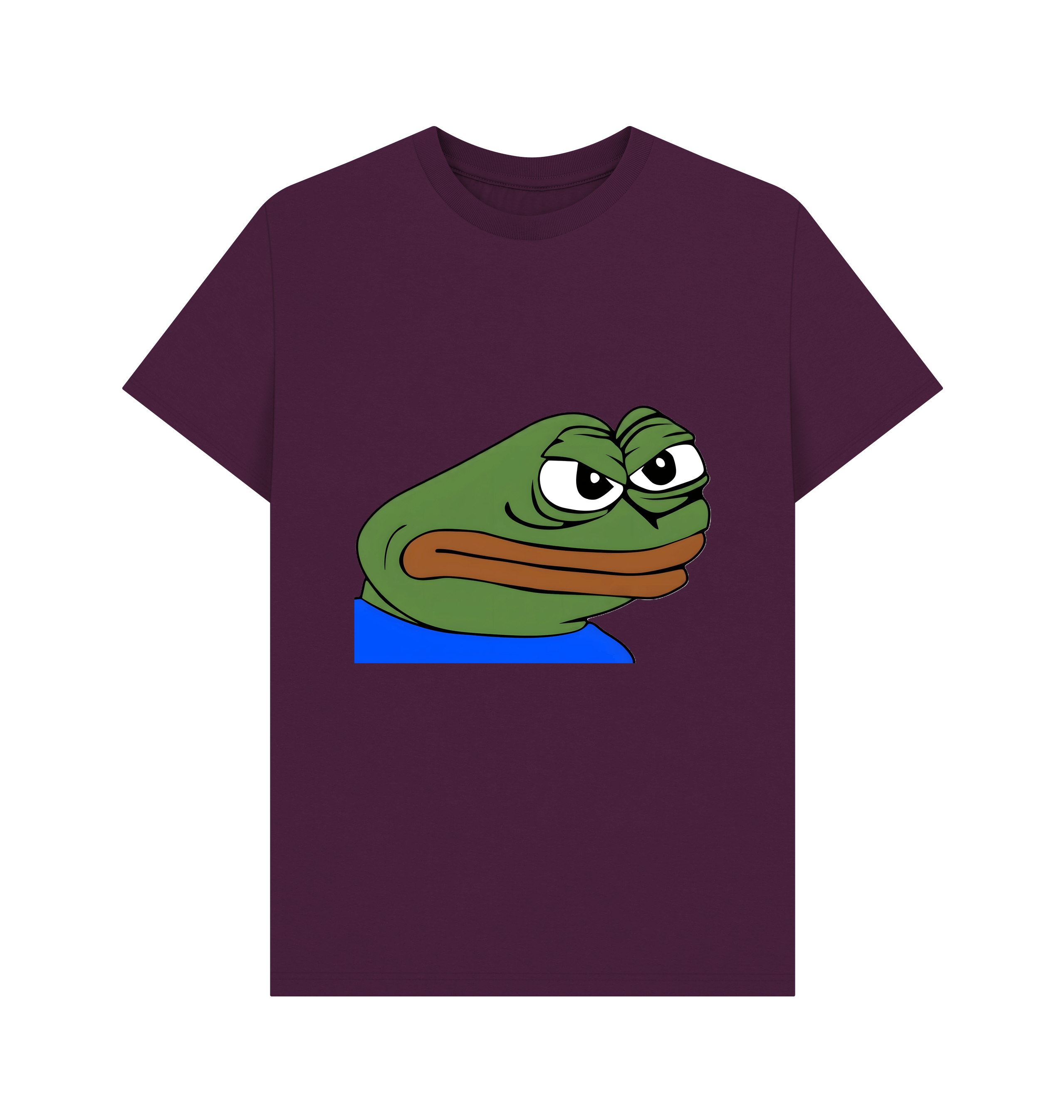 Purple Printed T-shirt Front