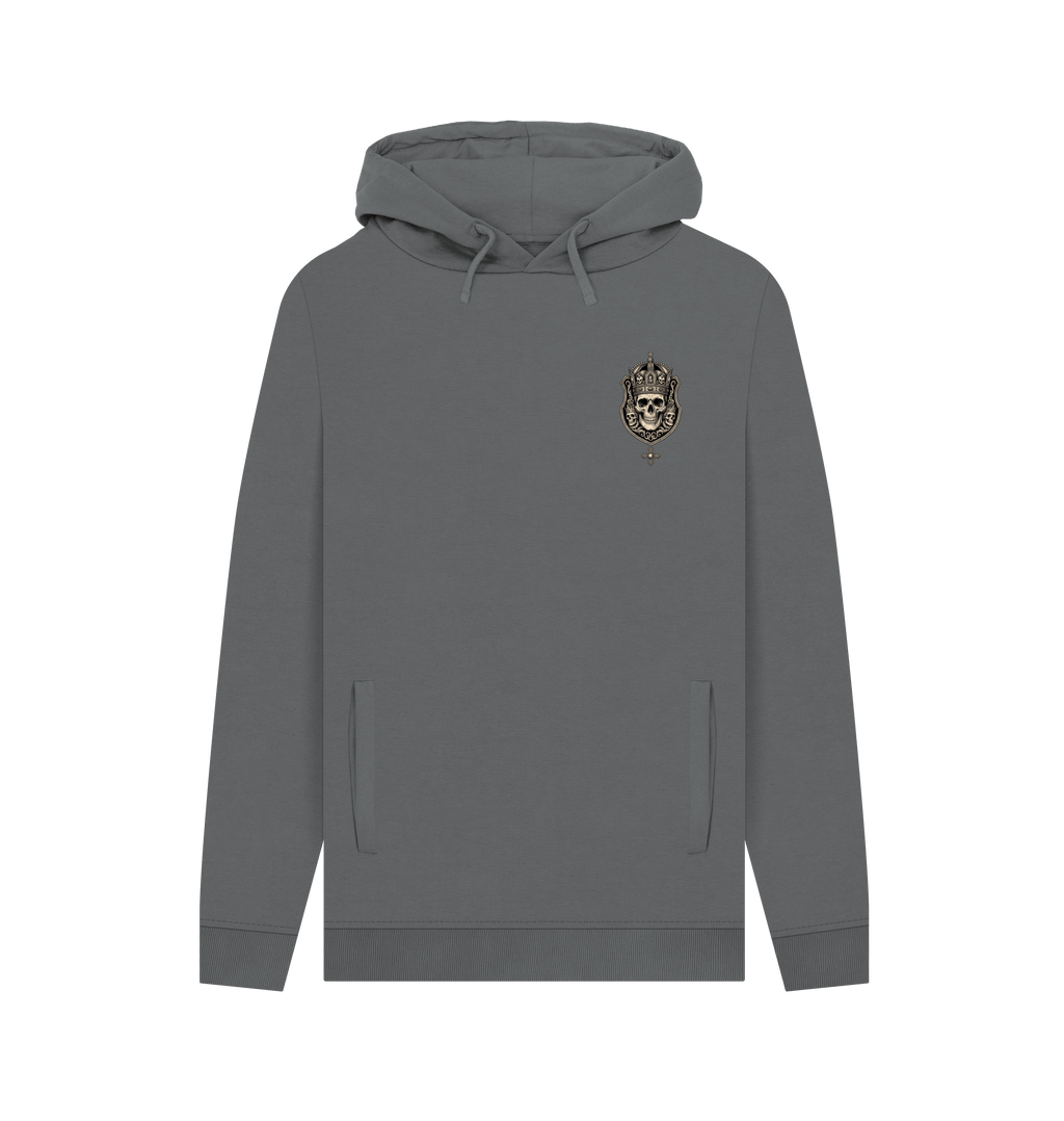 Slate Grey Printed Hoody Front