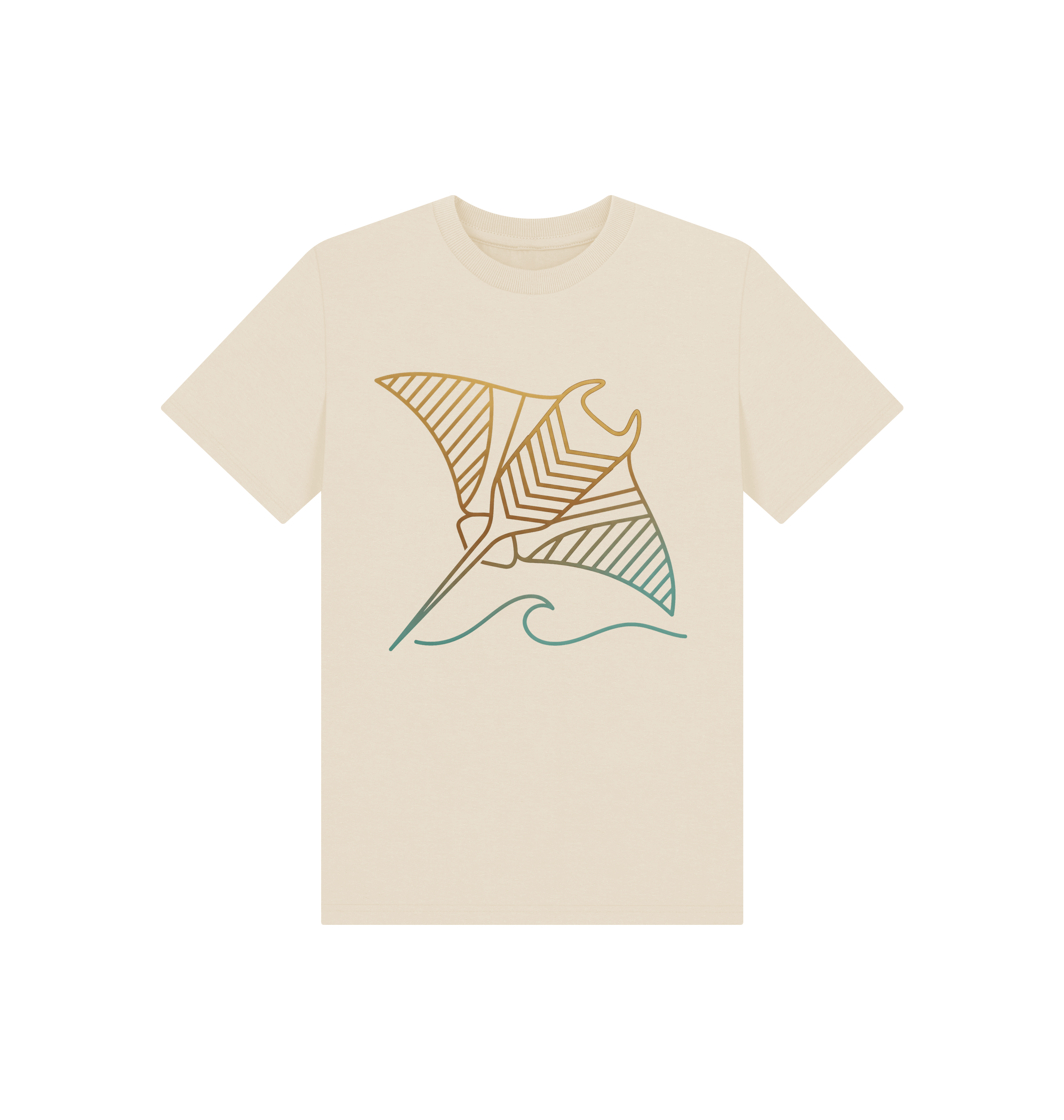Oat Printed Kids T-Shirt Front